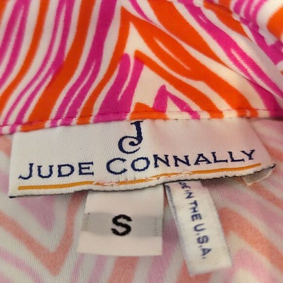 Jude Connally Pink and Orange Shirt Dress - Picture 6 of 7